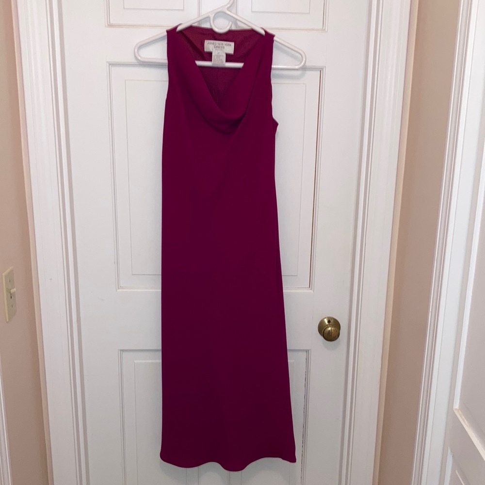 Draped Neck Dress